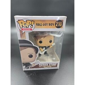 Funko Pop Rocks Fall Out Boy Patrick Stump 210 Vinyl Figure Fedora Guitar New